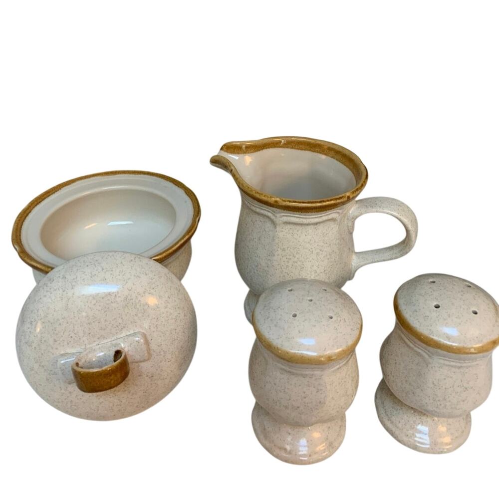 Mikasa Garden Club Salt and Pepper ~ Creamer and Sugar Bowl EC400 Replacements - Picture 3 of 7